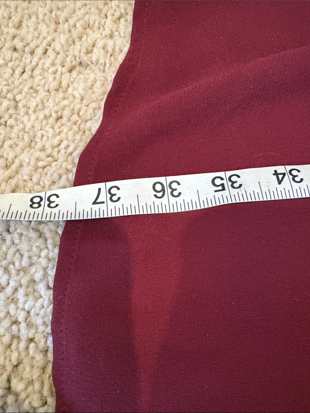 Maurices Wine Red Dress Large - Picture 8 of 8